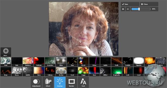 Pixlr Editor — онлайн редактор фото 3в1