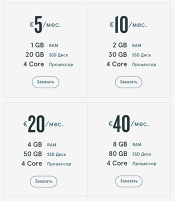 SSD VPS хостинг Rootwelt