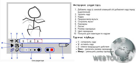 Мультатор — делаем мультик онлайн