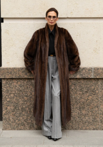 Шубы из меха норки Blackglama и Nafa Mink